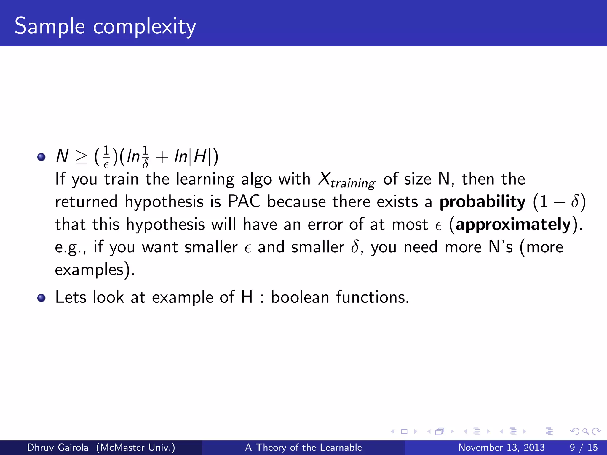 A Theory of the Learnable; PAC Learning | PDF