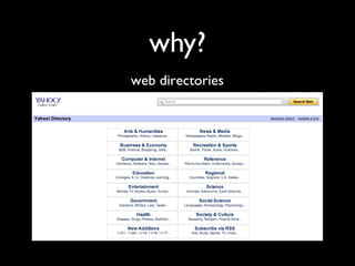 why?
web directories

 