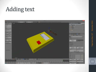 Tiago Sena Dias / ICT

December 2013

Adding text

11

 