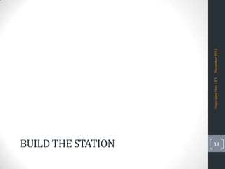 BUILD THE STATION
14

Tiago Sena Dias / ICT

December 2013

 