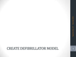 CREATE DEFIBRILLATOR MODEL
5

Tiago Sena Dias / ICT

December 2013

 
