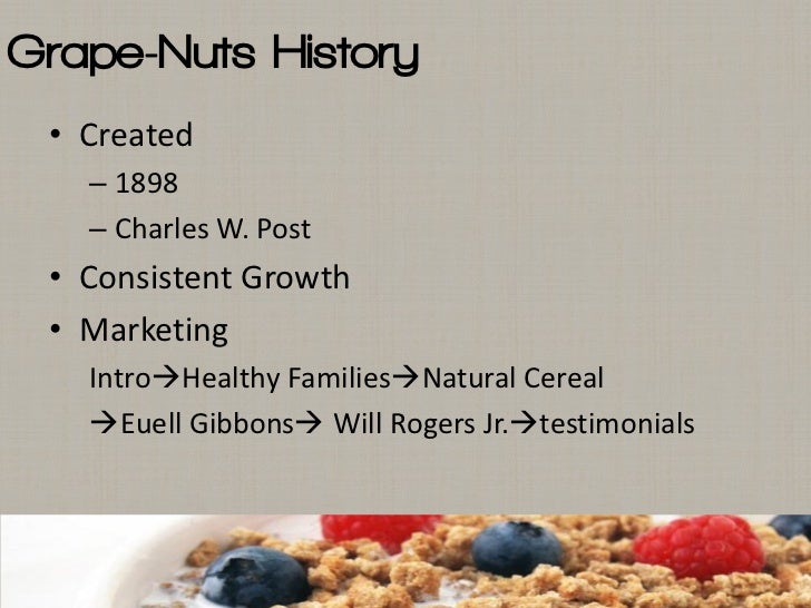 Grape Nuts Marketing Campaign