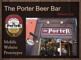 The Porter Beer Bar

 