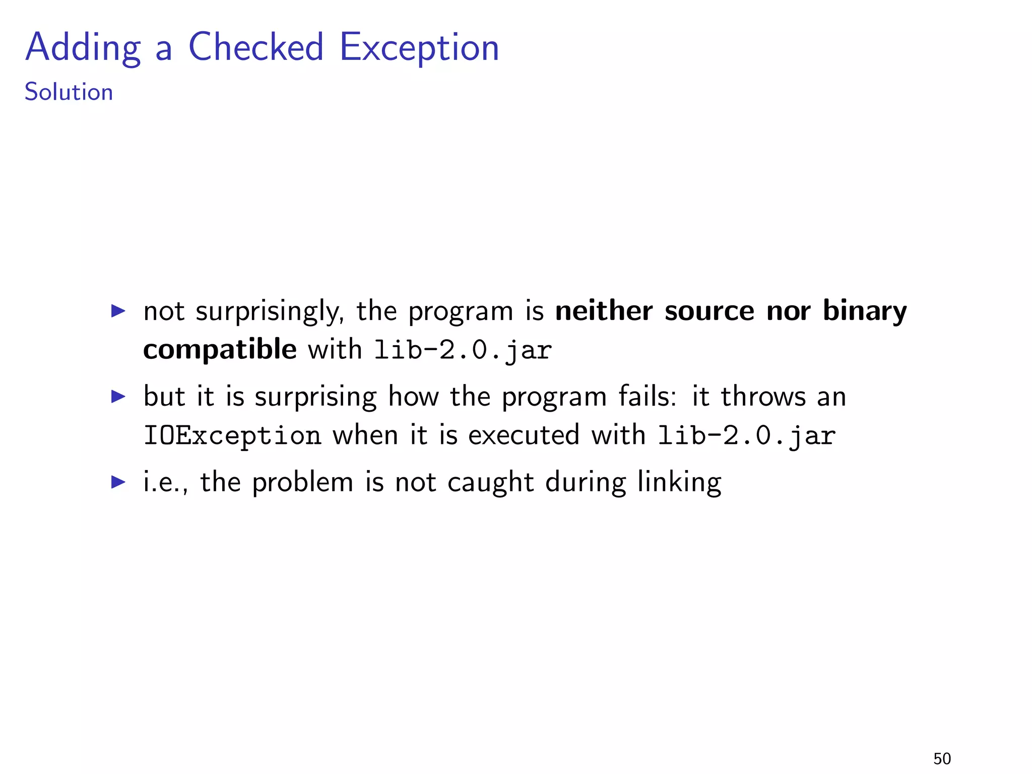 eld (read and write) access: there are 
dierent byte code instructions for accessing static and 
non-static  