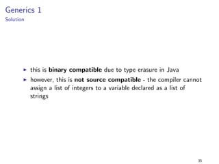Java Library Evolution Puzzlers | PDF