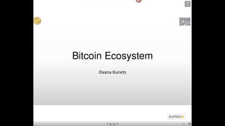 Bitcoin Market Summary - Spark Capital - Produced by Oxana Kunets