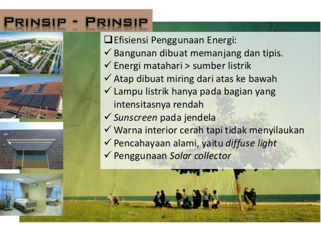 Pendekatan Konsep Arsitektur Hijau Pada Bangunan Rumah Sakit