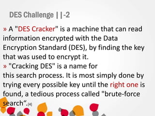 Breaking DES | PPTX