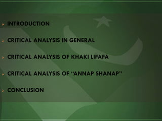 HUMOUR AND SATIRE IN PROSE AND POETRY OF COL MUHAMMAD KHALID KHAN | PPT