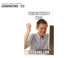 callbacks, promises, generators
Generators - co
 