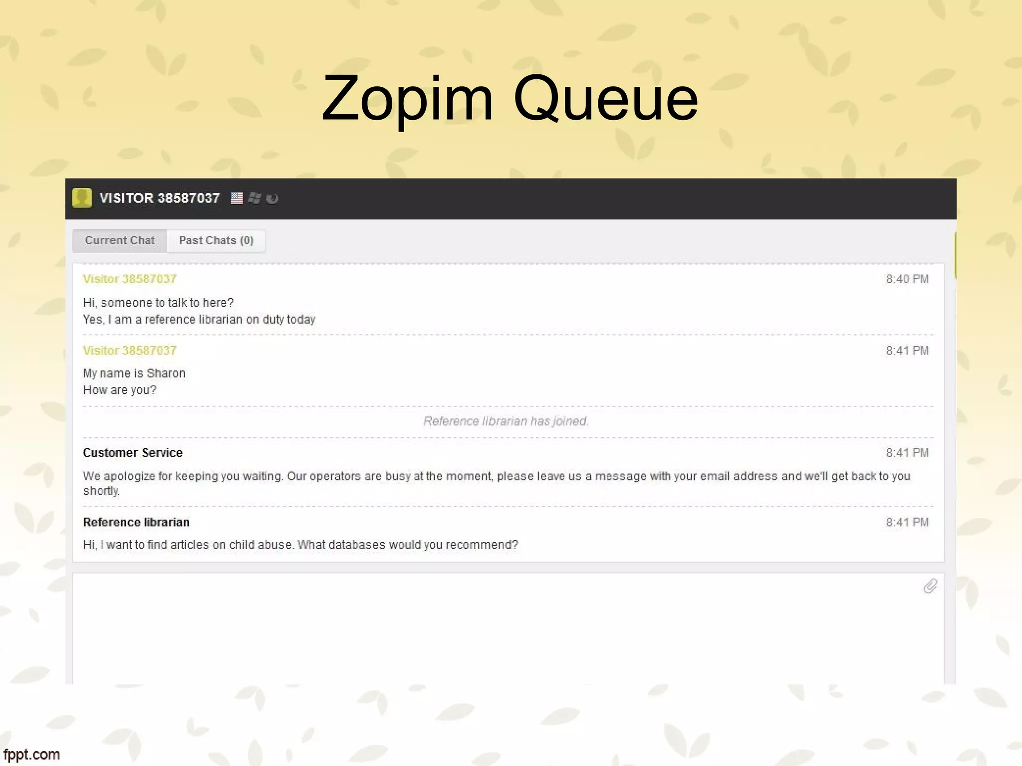 Zopim Queue
 