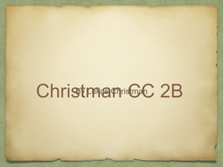 Christman CC 2BBy Lukas Christman
 