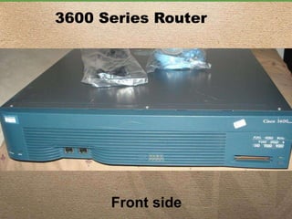 3600 Series Router
Front side
 