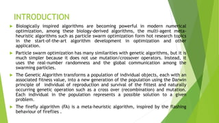 nature inspired algorithms | PPTX | Genetics | Science