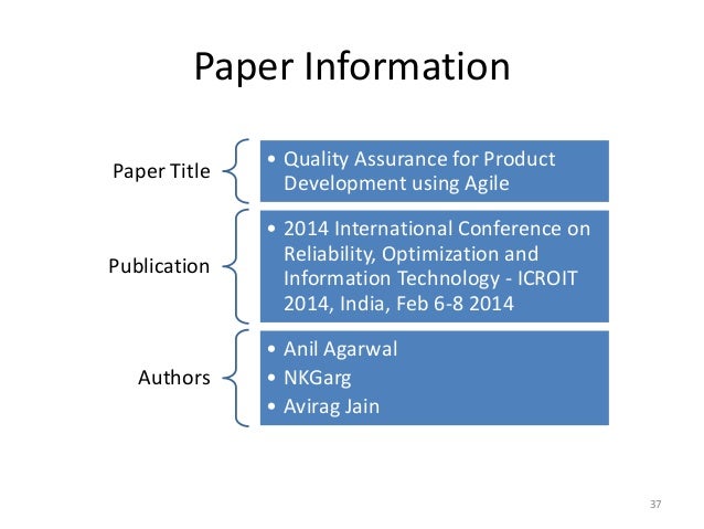 Research paper software testing