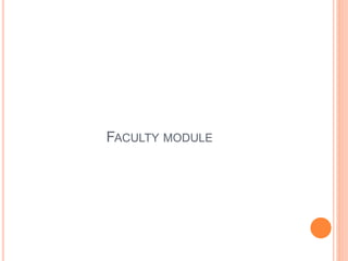 Faculty Management Module Example ERP on School Management System | PPTX