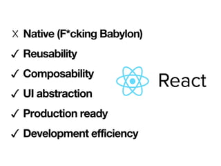 Web Components spare parts
HTML Templates – Scaffolding
HTML Import – Packaging
Shadow DOM – Encapsulation
Custom elements...
 
