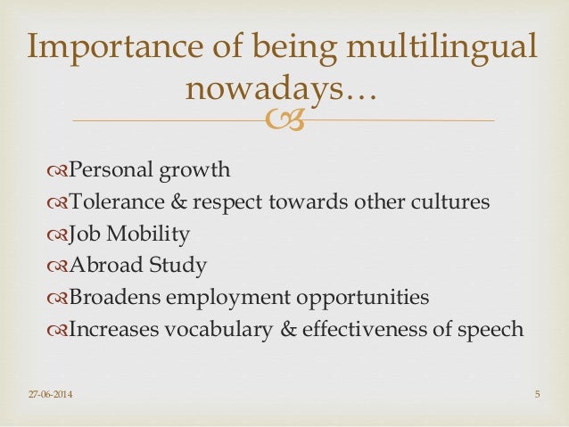 advantages of being monolingual advantages of being monolingual
