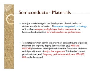 PresenWide Bandgap Semiconductor Materials for Improved Performance ...