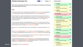 Auch Word Clouds sind nützlich
friolz.com
 