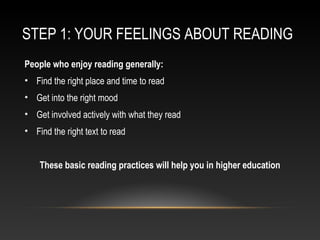 5 Steps for Reading | PPT
