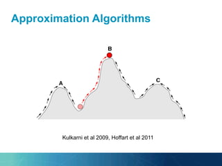 Approximation Algorithms
Kulkarni et al 2009, Hoffart et al 2011
 