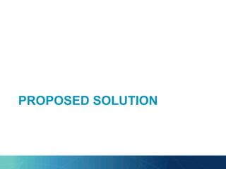 PROPOSED SOLUTION
 
