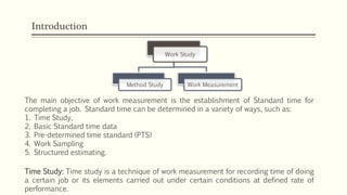 Presentation on time study of apparel industry | PPTX