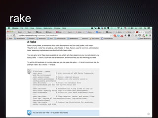 Git & GitHub 
http:// 
rogerdudler.github.io/ 
git-guide/ 
index.pt_BR.html 
 