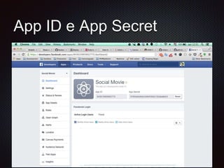 App ID e App Secret 
 
