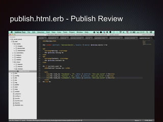 Publish Review 
 