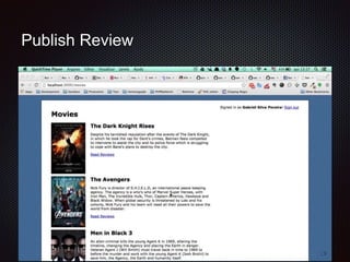 Facebook - Publish Review 
 