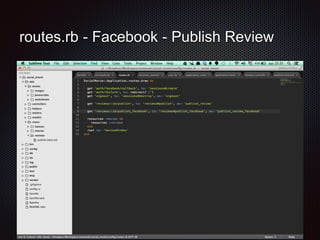 reviews_controller.rb - Facebook - Publish Review 
 