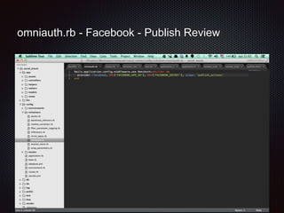 Facebook - Publish Review 
 