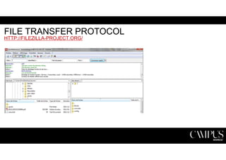 FILE TRANSFER PROTOCOL 
HTTP://FILEZILLA-PROJECT.ORG/ 
 