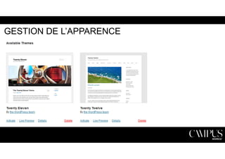 GESTION DE L’APPARENCE 
 