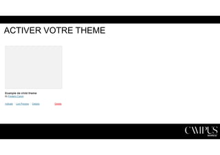 ACTIVER VOTRE THEME 
 