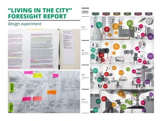 “Living in the city” 
foresight report 
Design experiment 
 