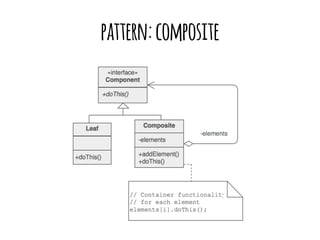 pattern: composite 
 