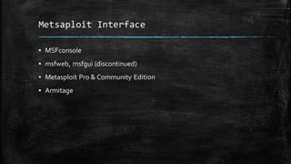 Msfgui Pen-Testing with Metasploit | PDF