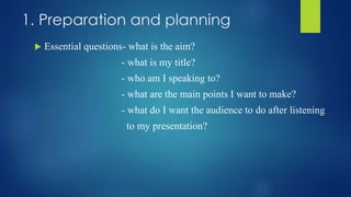 How to make a good presentation | PPT