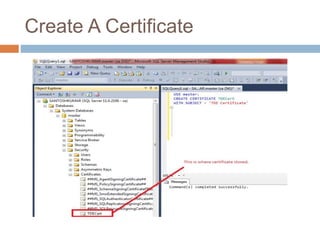 Create A Certificate 
 