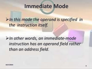 ADDRESSING MODE | PPTX