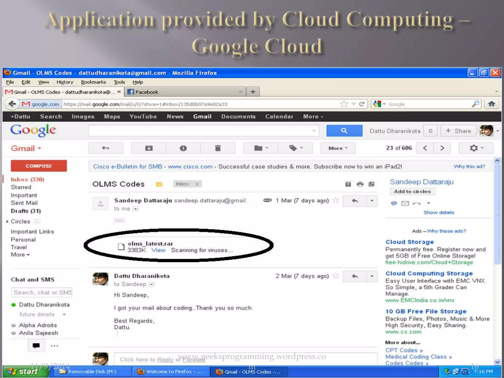 11/9/2014 
www.geeksprogramming.wordpress.co 
m 16 
 