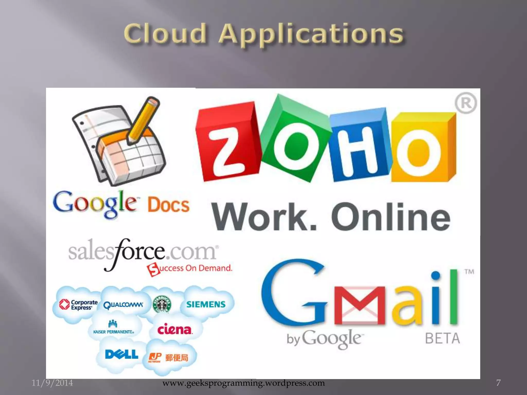 11/9/2014 www.geeksprogramming.wordpress.com 7 
 