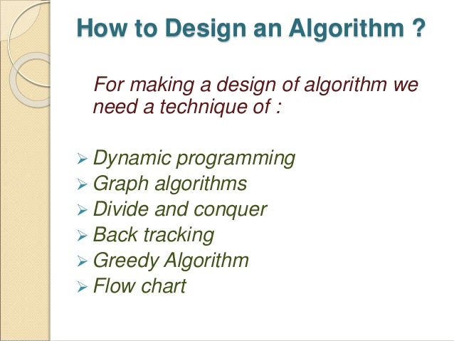 Algorithm Design Presentation