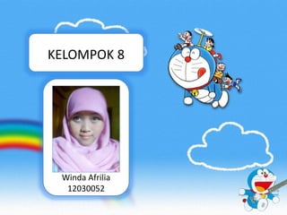 KELOMPOK 8 
Winda Afrilia 
12030052 
 