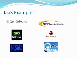 IaaS Examples 
 