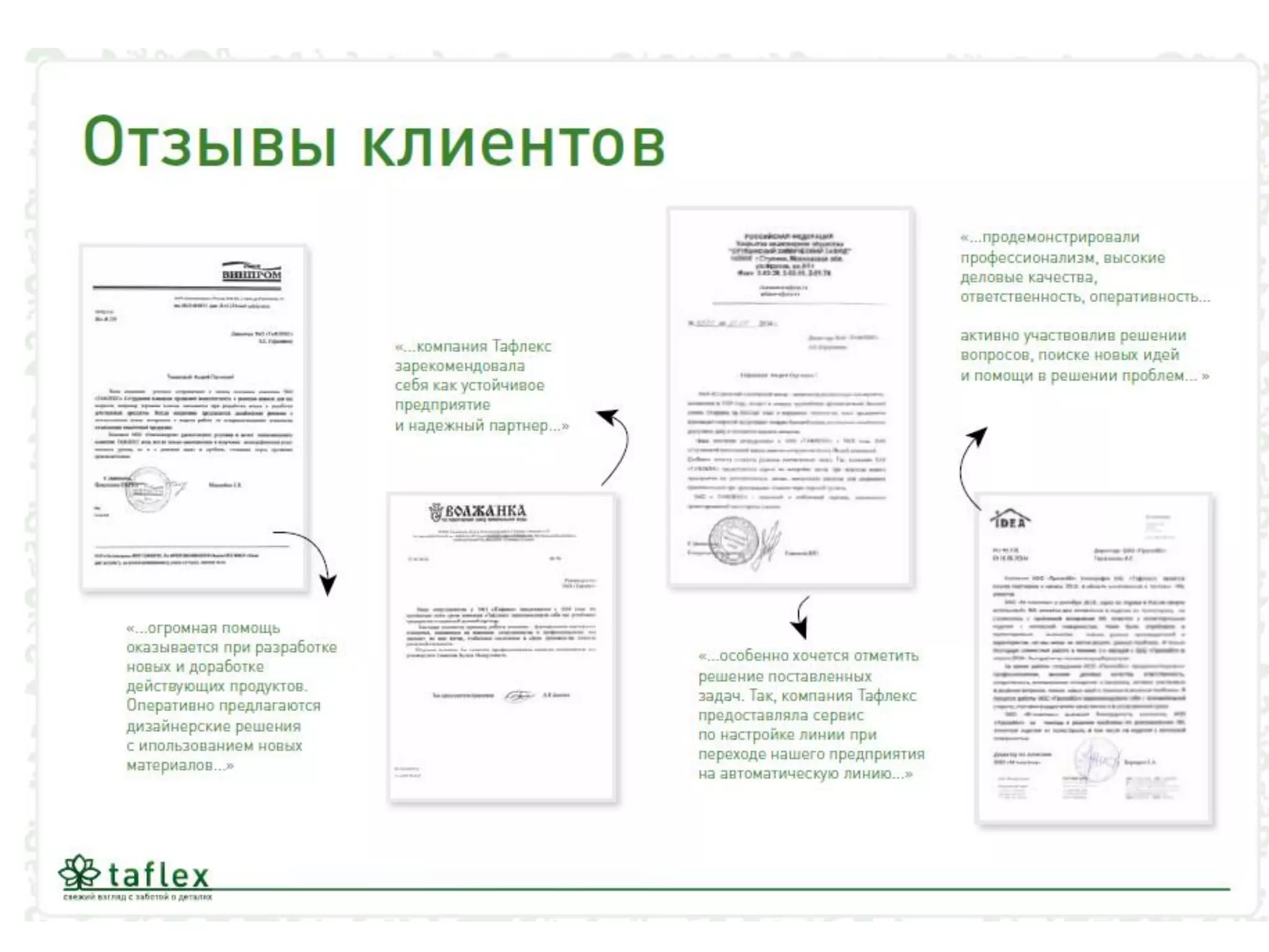 Презентация "ТАФЛЕКС"