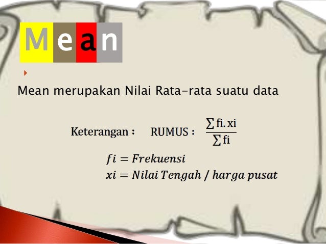 Statistik Langkah Membuat Diagram Line Mencari Mean Median Modu